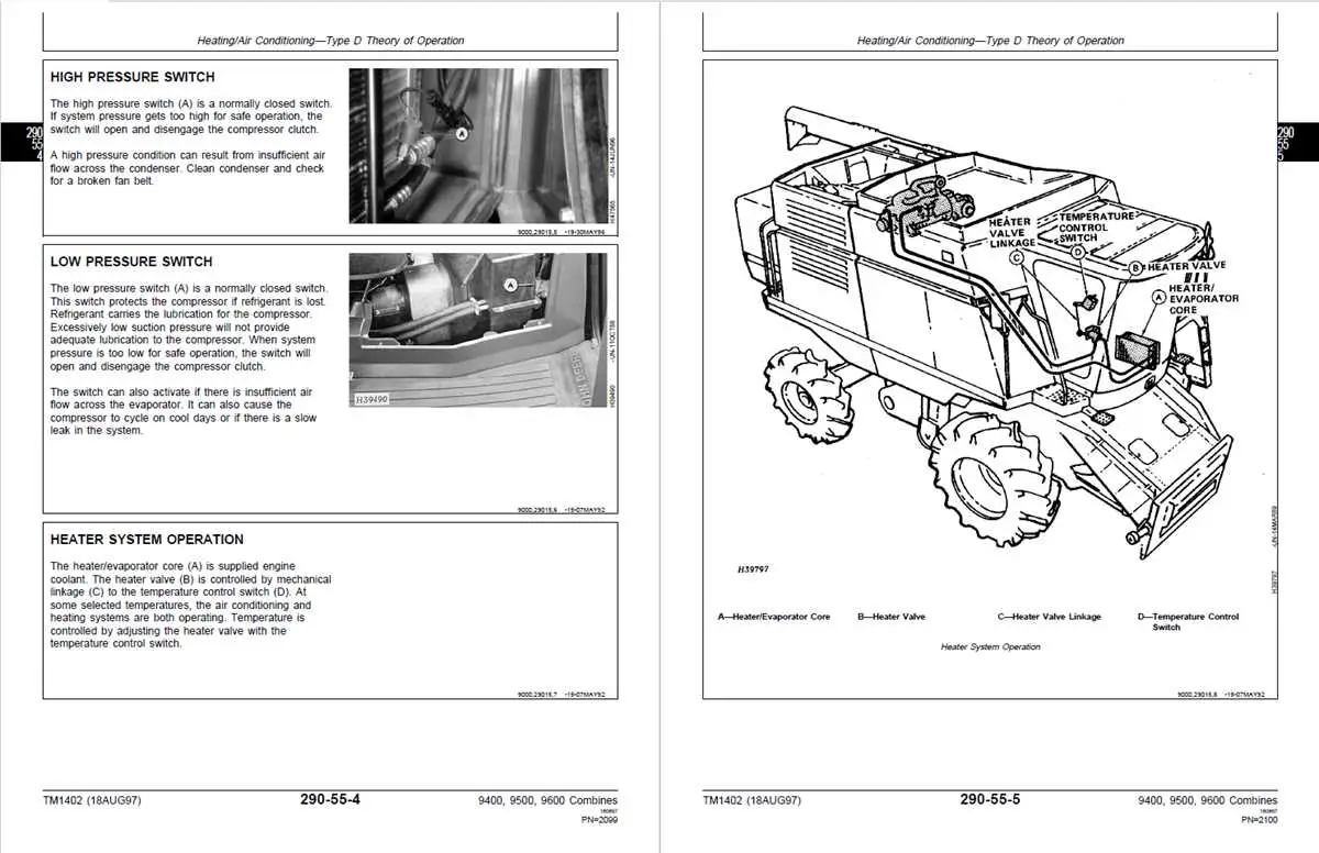 john deere 9400 combine fuse box diagram