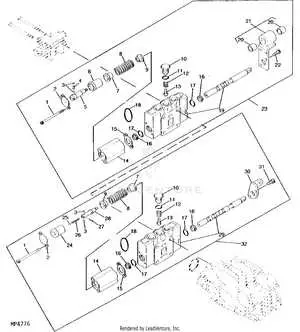 john deere 955 hydraulic pipe line diagrams