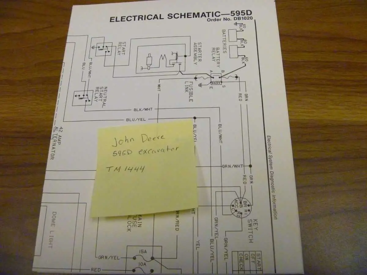 john deere b wiring diagram