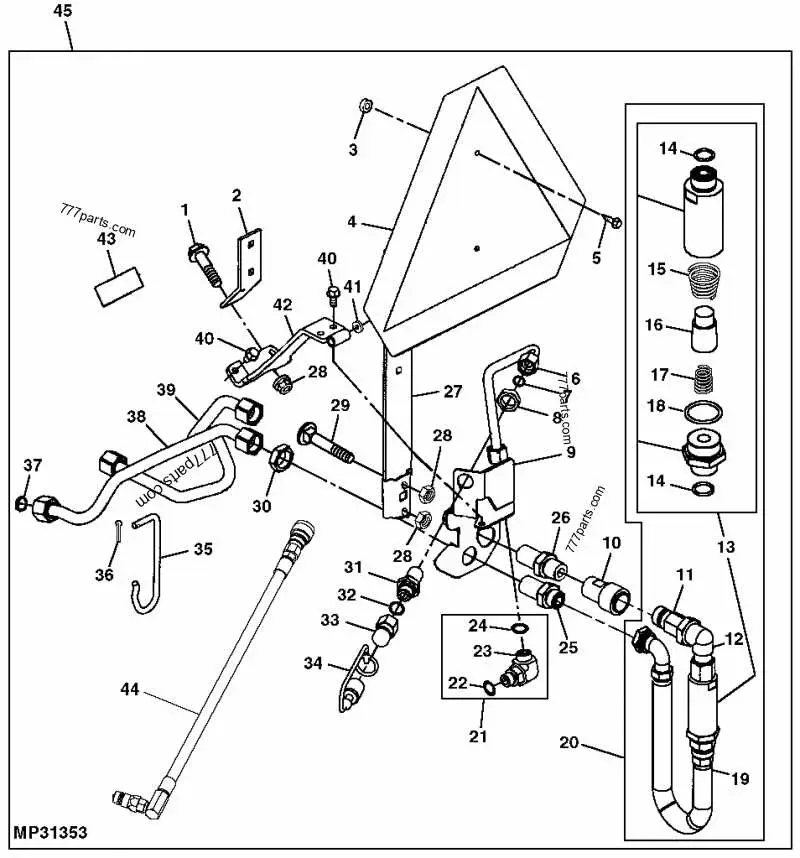 john deere d 130 42 ch oil line diagram pdf