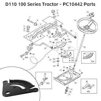 john deere d155 parts diagram