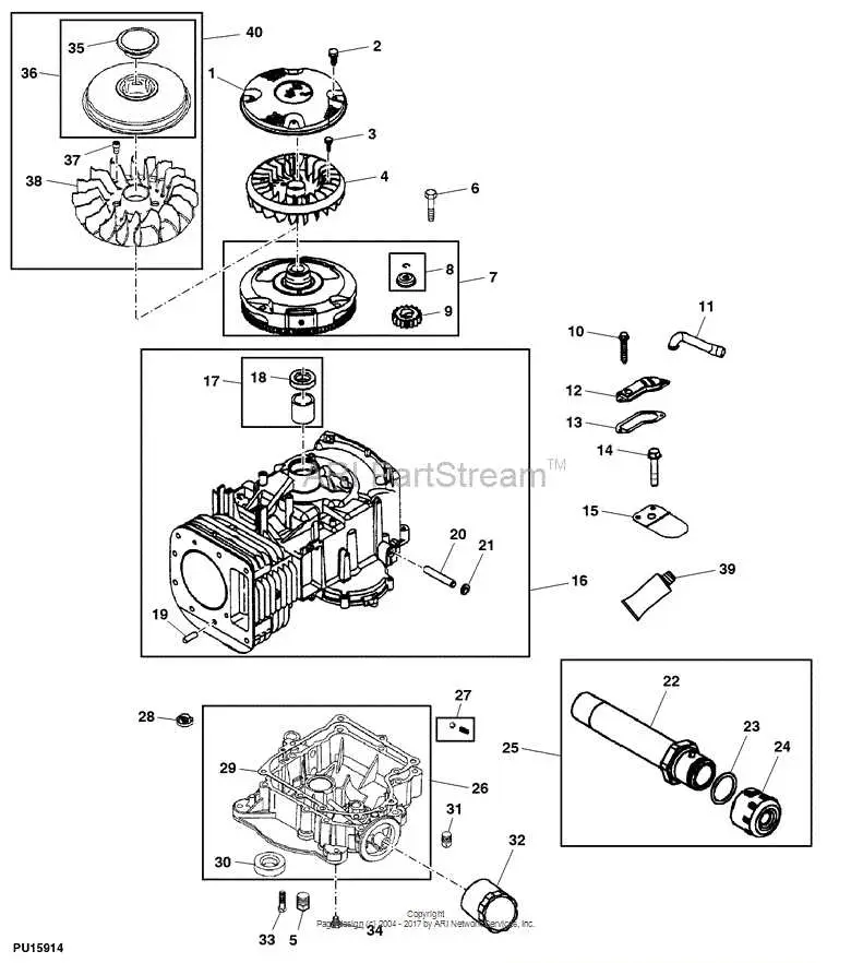 john deere d160 parts diagram