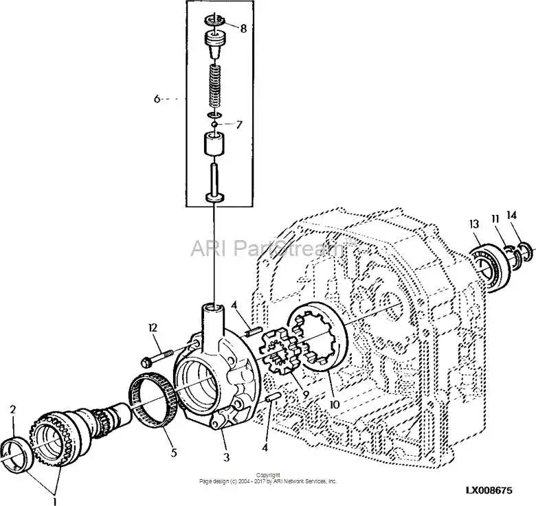john deere d170 transmission o ring diagram