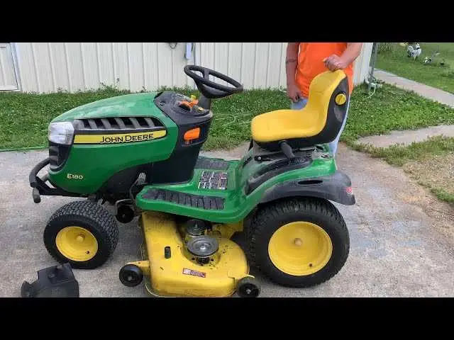 john deere e180 drive belt diagram