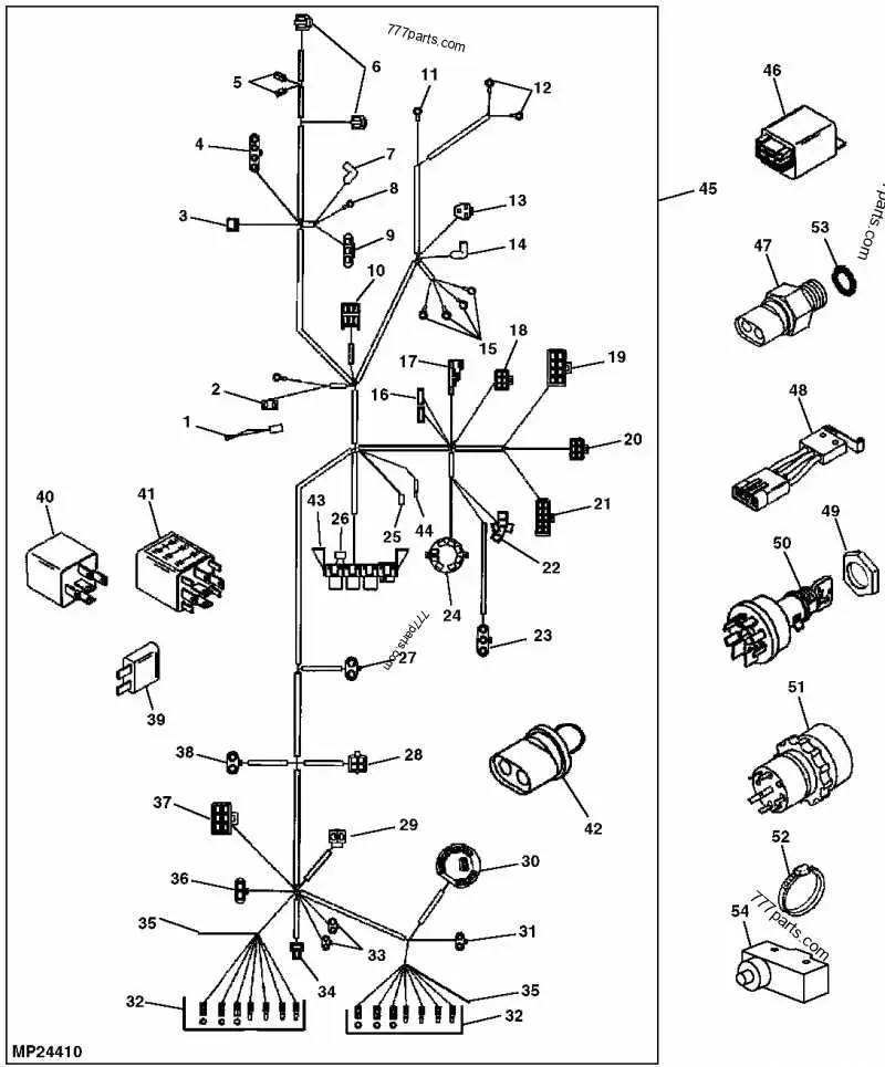 john deere f525 electrical diagram