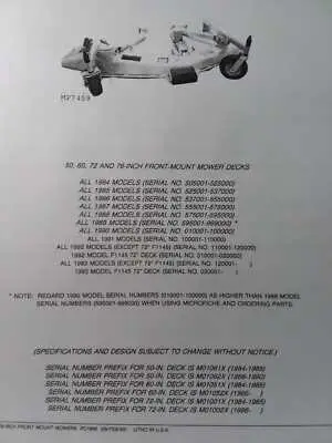 john deere f935 parts diagram