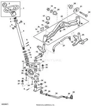 john deere g100 drive belt diagram