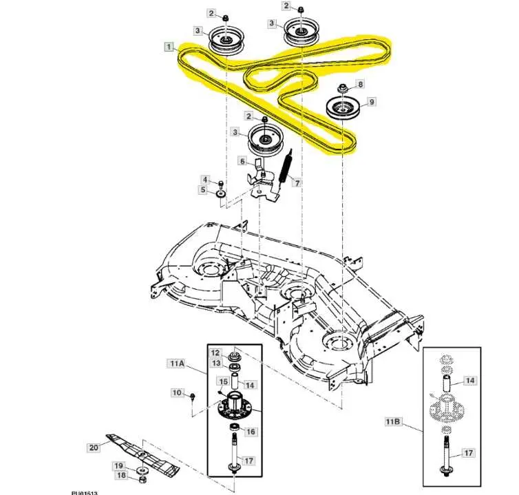 john deere g110 54 belt diagram john deere g110 54 belt diagram