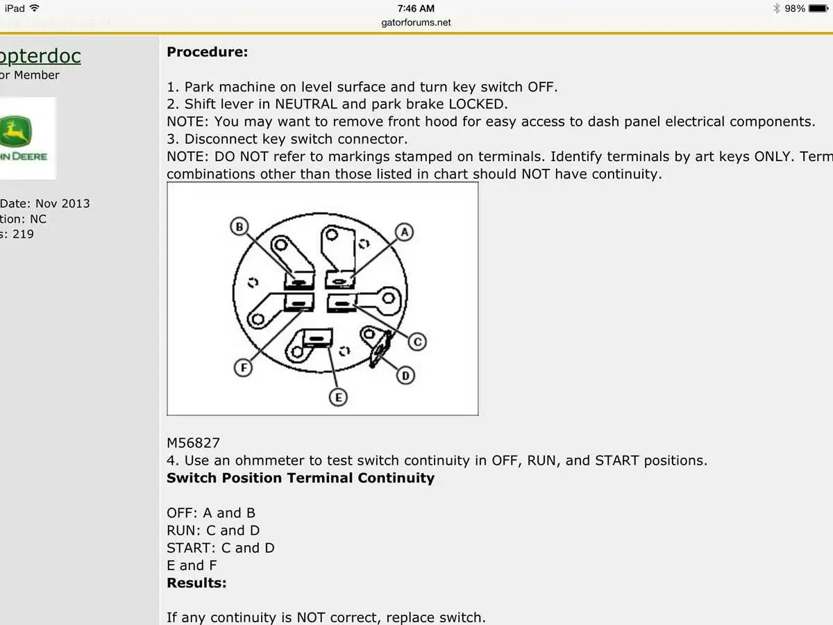 john deere gator 4x2 ignition wiring diagram john deere gator 4x2 ignition wiring diagram