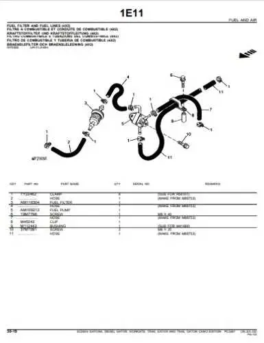 john deere gator 4x2 transmission parts diagram