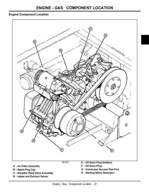 john deere gator 6x4 parts diagram