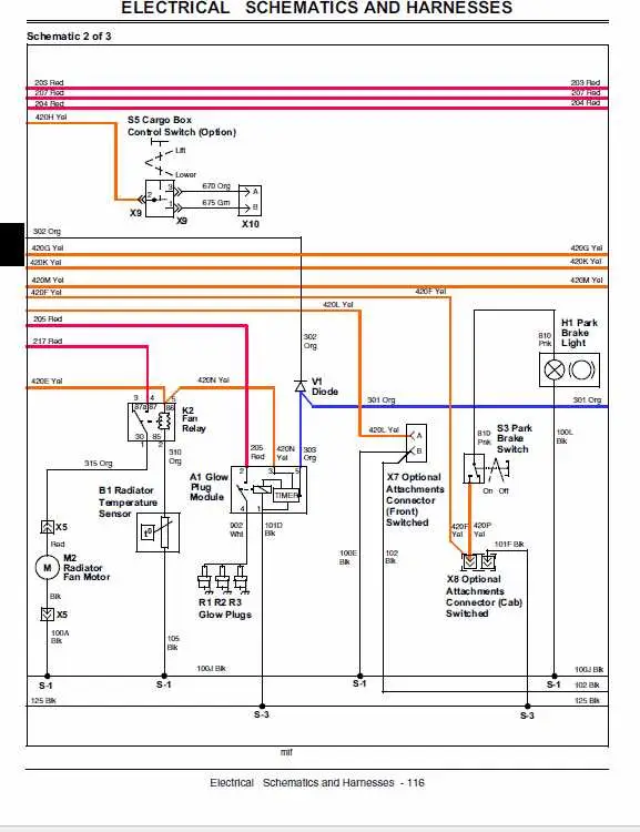 john deere gator 835m fuse box diagram