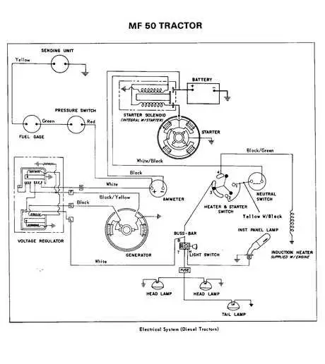 john deere gator alternator wiring diagram