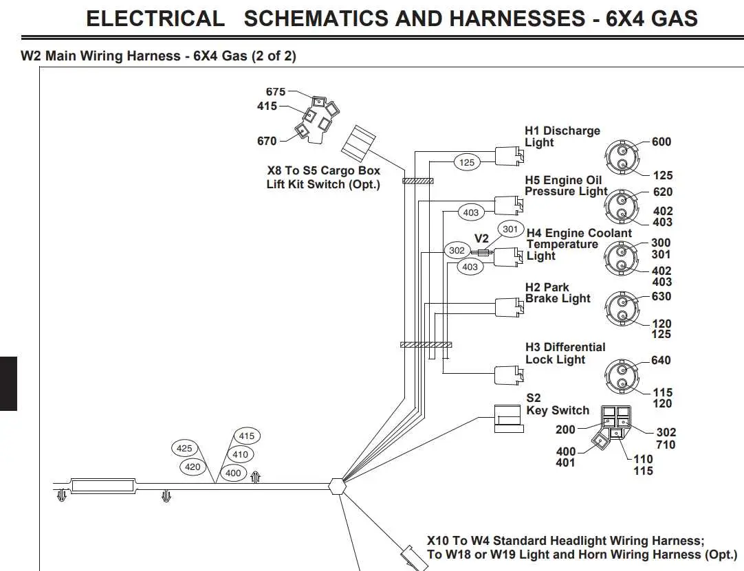 john deere gator dump bed wiring diagram