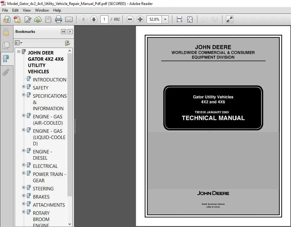 john deere gator wiring diagram pdf
