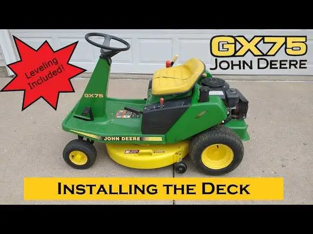 john deere gx75 mower belt diagram