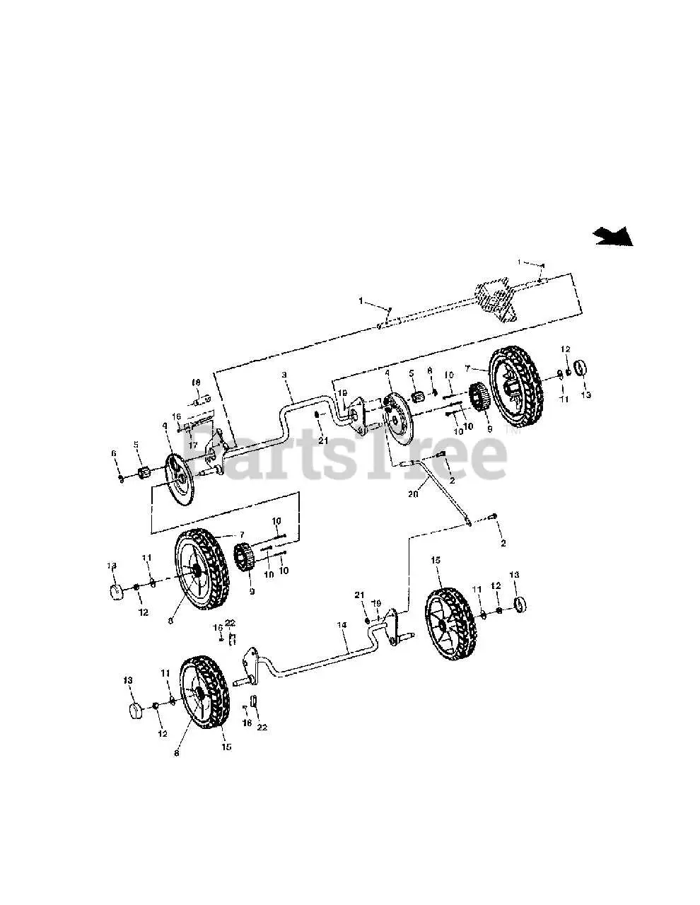 john deere gxjs40 parts diagram