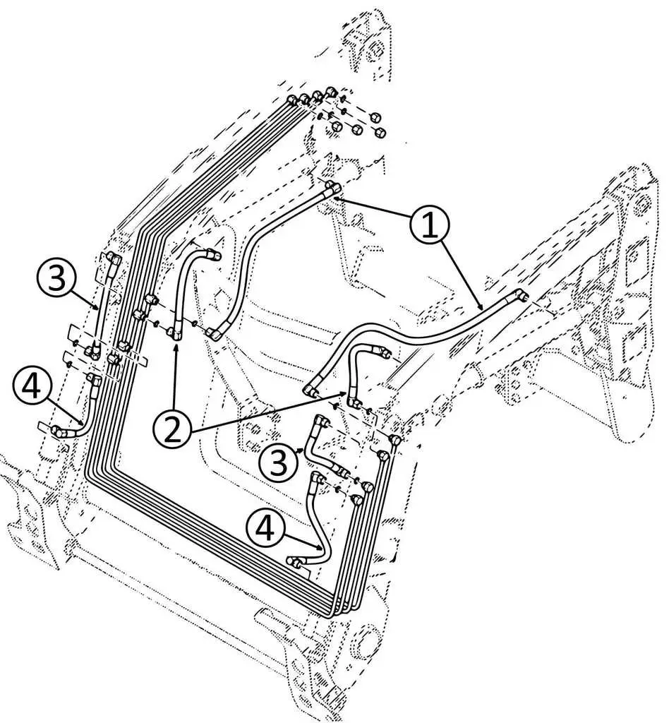 john deere h240 loader parts diagram