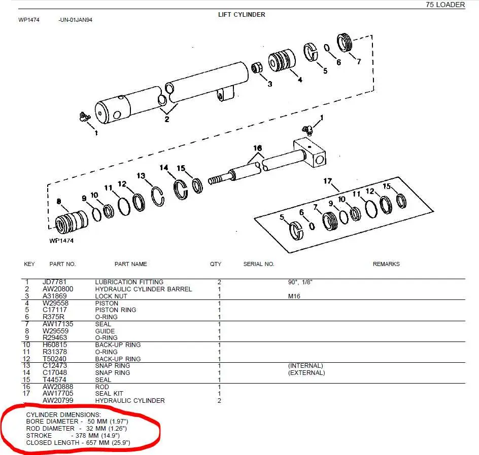 john deere hd 75 parts diagram