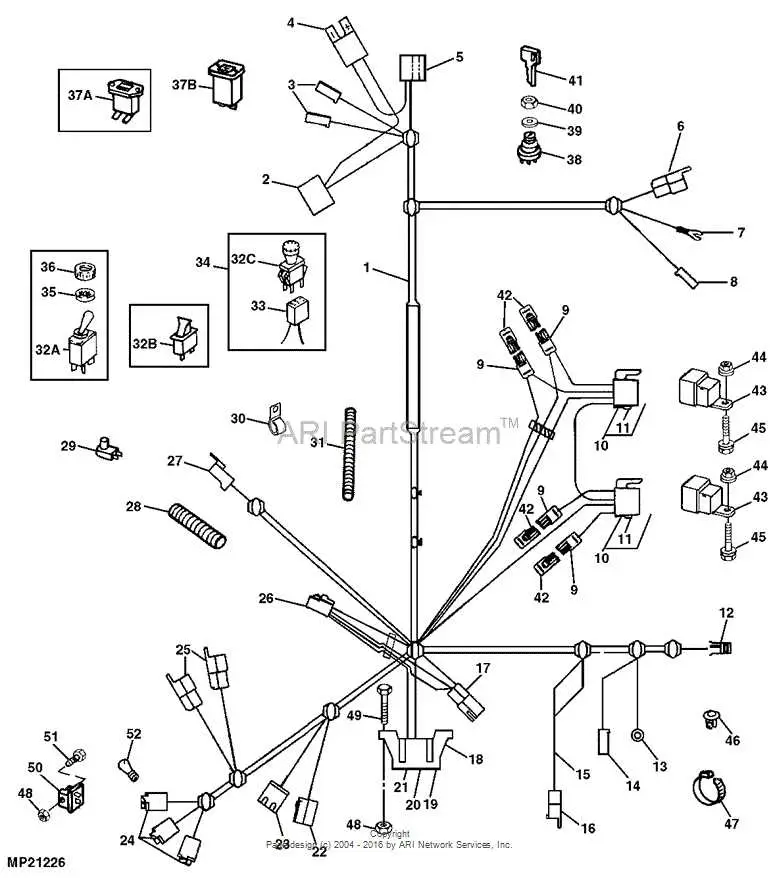 john deere hd45 wiring diagram
