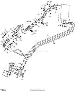 john deere hydraulic flow diagram
