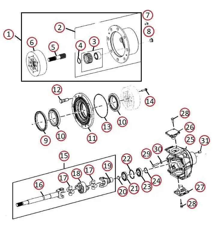 john deere industrial 310b steering diagram