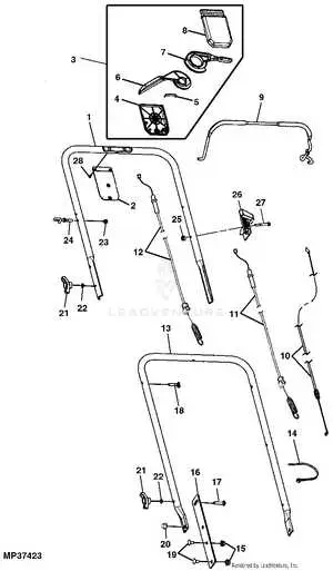 john deere js40 belt diagram