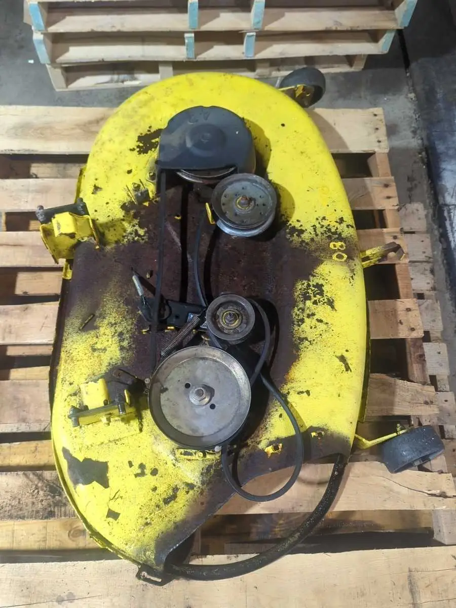john deere l100 mower deck belt diagram