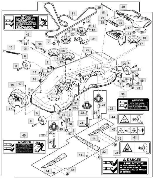 john deere l120 mower belt diagram