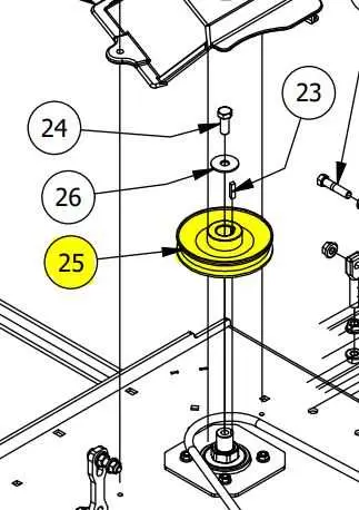 john deere l120 pulley diagram
