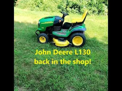 john deere l130 lawn mower belt diagram