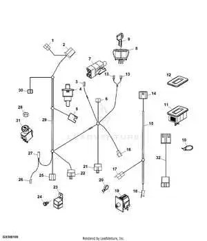 john deere la100 mower deck diagram