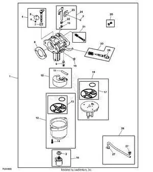john deere la100 parts diagram