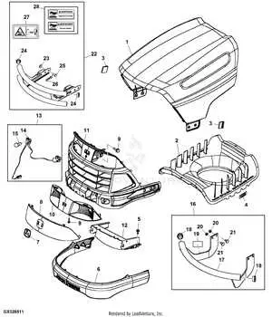 john deere la115 parts diagrams