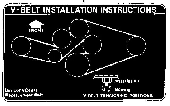 john deere la135 mower deck belt diagram