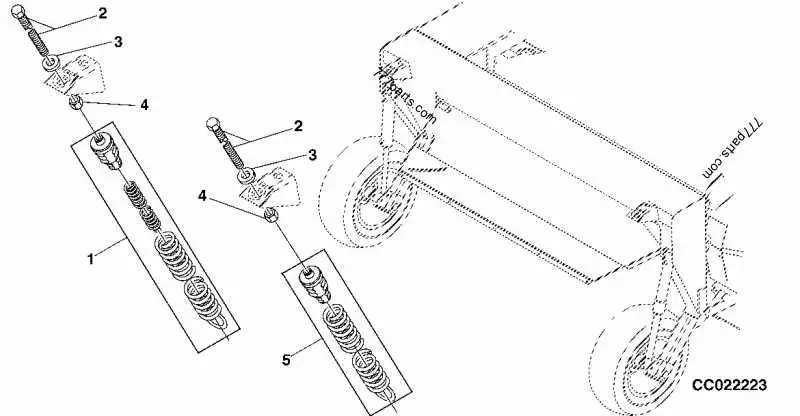 john deere lawn mower parts diagram