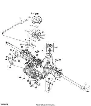 john deere lt190 deck belt diagram