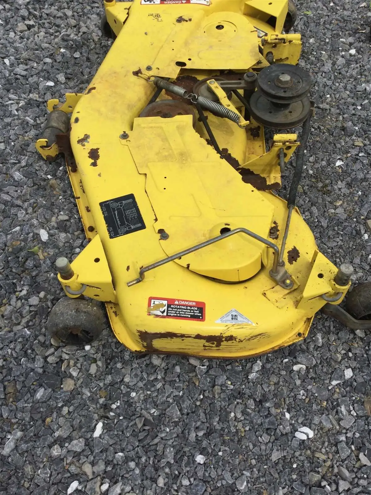 john deere lx178 44 deck belt diagram