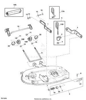 john deere lx178 deck belt 38 inch diagram