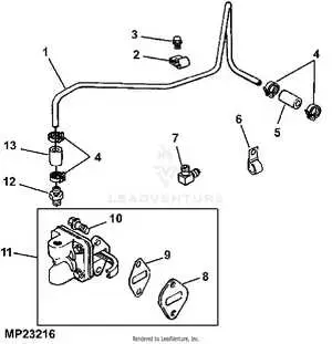 john deere lx255 belt diagram