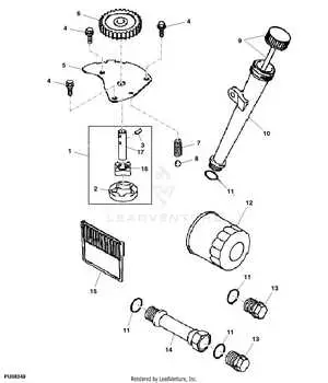 john deere lx280 engine diagram