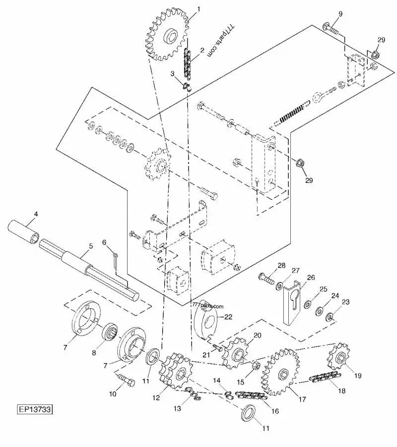 john deere m 150718 belt diagram