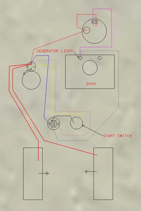 john deere model a 12 volt generator wiring diagram