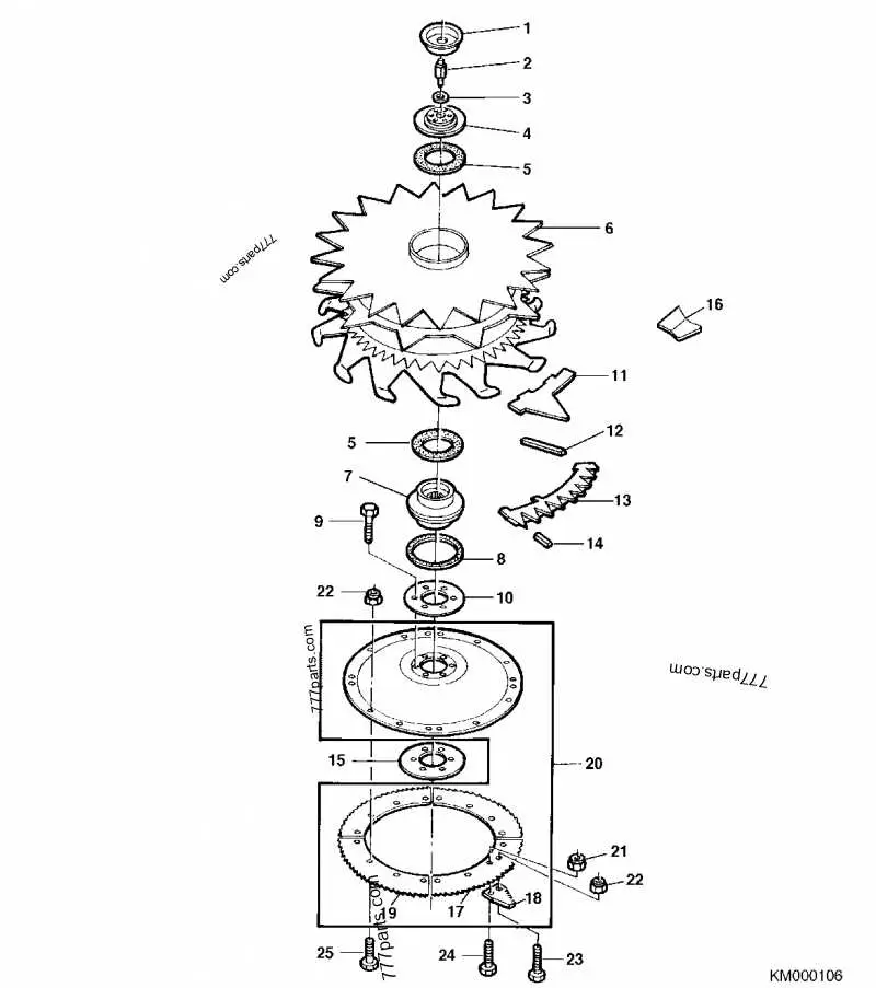 john deere part diagram m132818