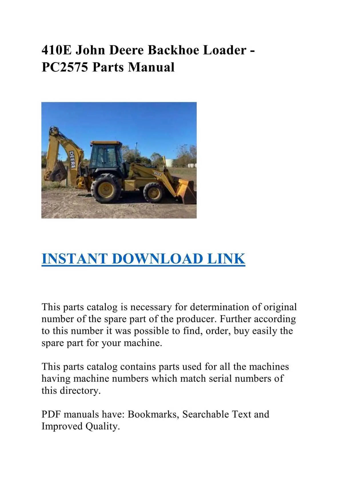 john deere parts diagrams 1990 410c pdf