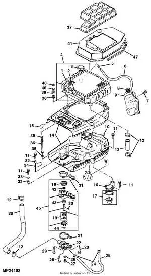 john deere parts diagrams lx178