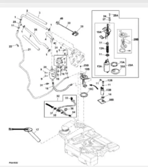 john deere parts diagrams x 485