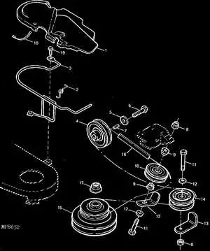 john deere powerflow belt diagram