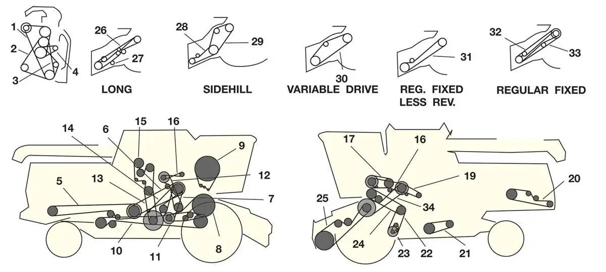 john deere r70 belt diagram