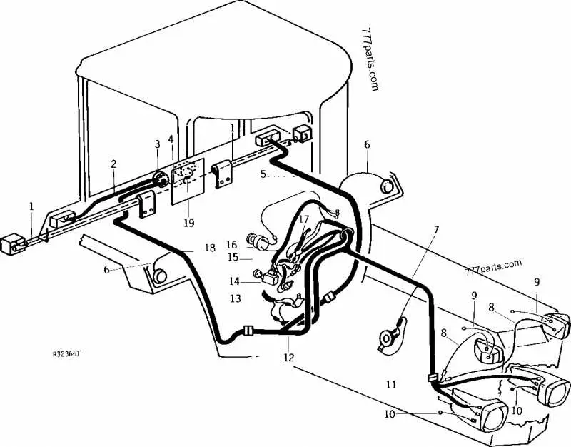 john deere radio wiring diagram 4640
